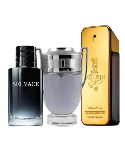 Inigualable Combo de 3 Perfumes para Caballero - Réplicas