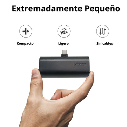 Práctico Power Bank Portátil para Celular