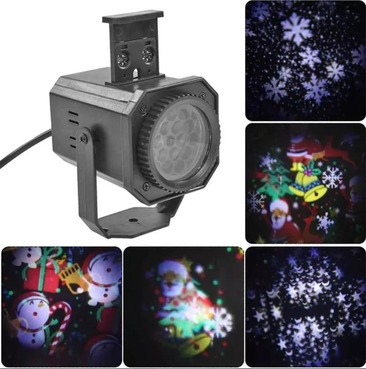 Increíble Proyector Led de Halloween y Navidad