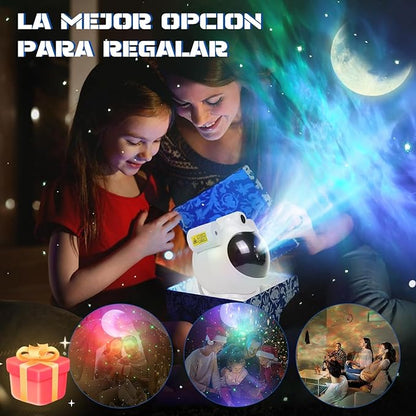 Espectacular Astronauta Proyector de Galaxias con Bluetooth